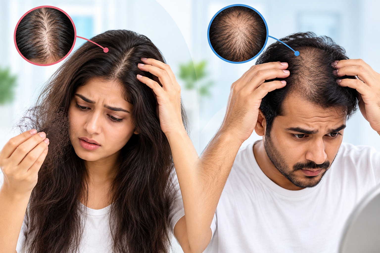 Hair Fall Reasons and Conditions: Causes, Symptoms and Effective Treatment Options